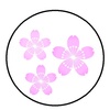 イラスト　枠の桜