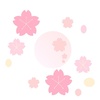 イラスト　桜のボール