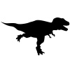【シルエット】ティラノサウルス01