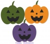 ハロウイン・大きな三色かぼちゃ