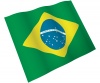 【国旗のはためきシリーズ】　ブラジル
