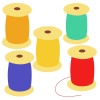 五種類の糸(裁縫道具)