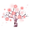桜の木●年賀状●