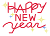 【透過PNG】HAPPY NEW YEAR【年賀状】