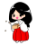 節分・豆まきをする巫女さんイラスト【透過PNG】