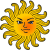 【透過PNG】太陽のイラスト