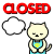 しろねこ　ＣＬＯＳＥＤ