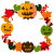 ハロウィンのリース　透過ＰＮＧ