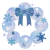 雪のリース1　透過ＰＮＧ