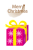 ピンクのクリスマスプレゼントの箱PNG