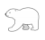 【透過png】汎用シロクマイラスト4