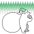 【透過png】クリスマスカード用イラスト3