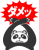 【透過png】おこったパンダちゃん×マークイラスト6