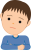 男の子　表情３　透過png