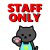 くろねこ　STAFF ONLY