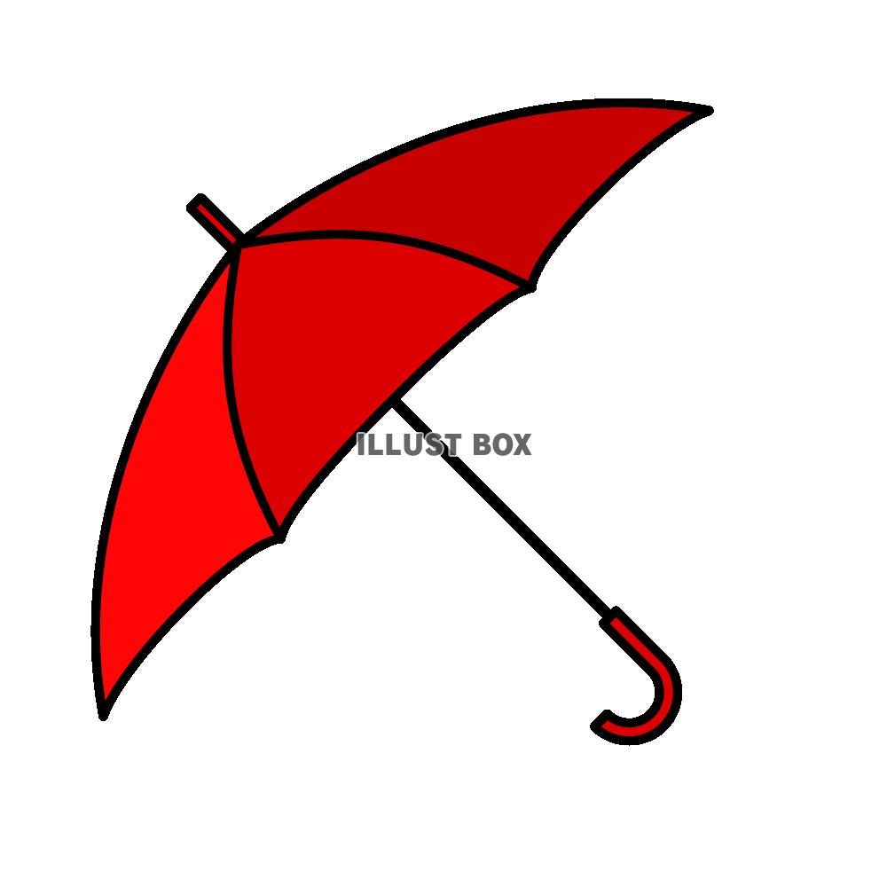 無料イラスト 傘のイラスト 赤 透過png