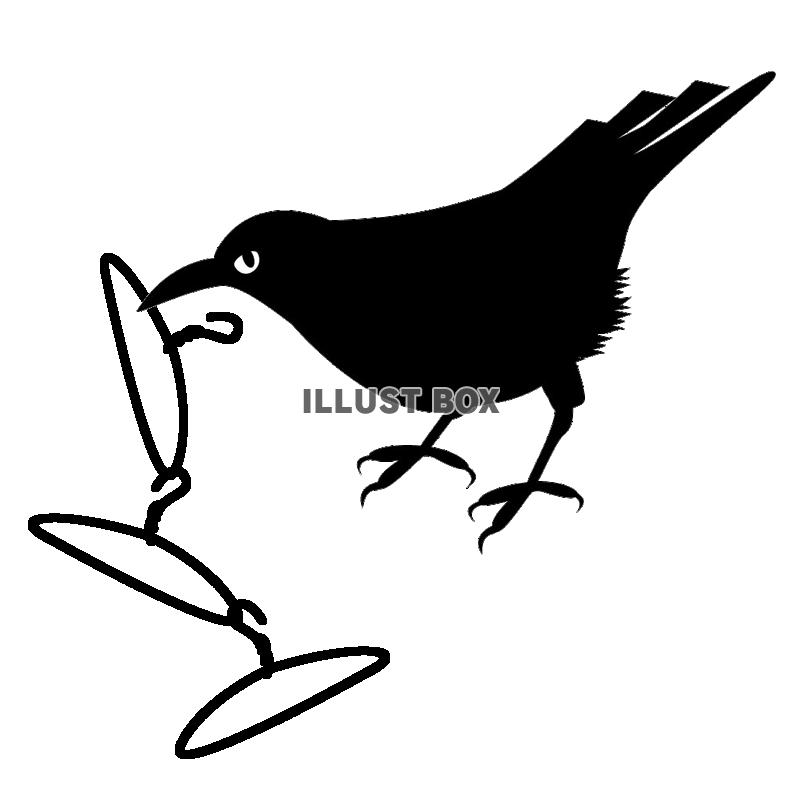 【透過png】いたずらカラスクン②