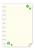 メモ用紙(罫線なし・クローバー)