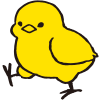 小鳥シリーズ・黄色いヒヨコ03
