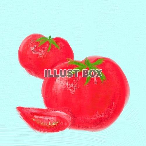 無料イラスト 夏野菜 トマト