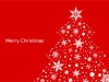 赤色のクリスマスカード（eps・jpg）