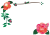 椿の花フレーム【透過PNG】