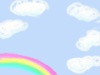 雲と虹のフレーム