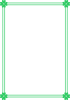 クローバーフレーム(緑)