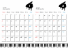 ピアノカレンダー　2016年1～2月分