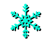 雪の結晶イラスト　影付き　透過png