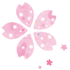 桜の花びらイラスト【透過PNG】
