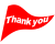 【透過png】Thank you旗6