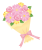 ピンクの花束１