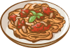 スパゲティ　トマトソース　ナポリタン