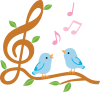 小鳥と音楽（夏）