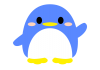丸っこいペンギン　5　【透過PNG】