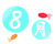 8月ロゴ金魚付き　透過png