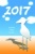 雲と地平線と鳥　ハシビロコウ 【年賀状素材】 2017 酉年