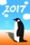 雲と地平線と鳥　ペンギン 【年賀状素材】 2017 酉年