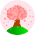 桜アイコン　ピンク（透過PNG）