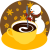 コーヒーと雪だるま