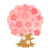 桜の花の木　透過png