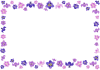 菖蒲の花のフレーム