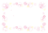 桜のフレーム枠（透過PNG）