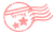 桜の消印　透過png