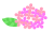 アジサイの花　透過png