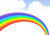 雲海と虹の橋２（虹くっきり版）