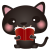 黒ねこ読書