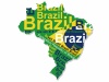 ブラジル地図のイラスト