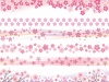 桜の背景15　６種類バナーセット
